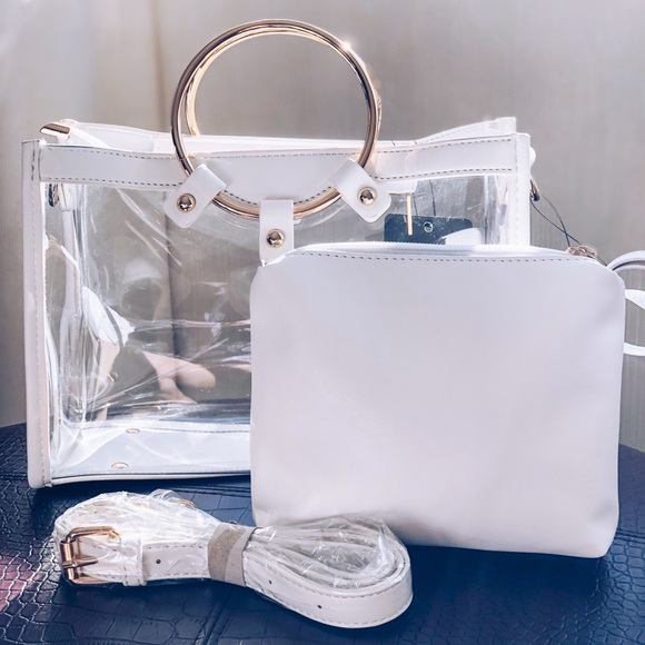 💓 SOLD 💓 CLEAR HANDBAG - Picture 2 of 2